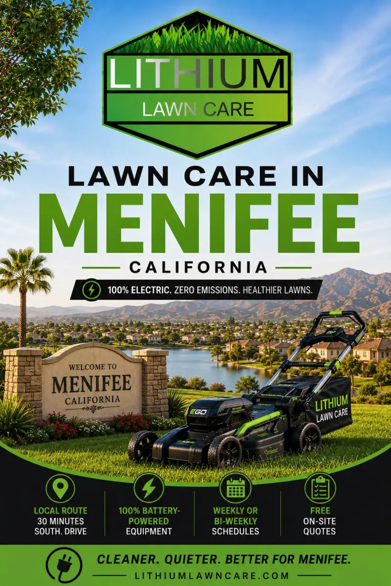 Why Menifee homeowners choose Lithium.