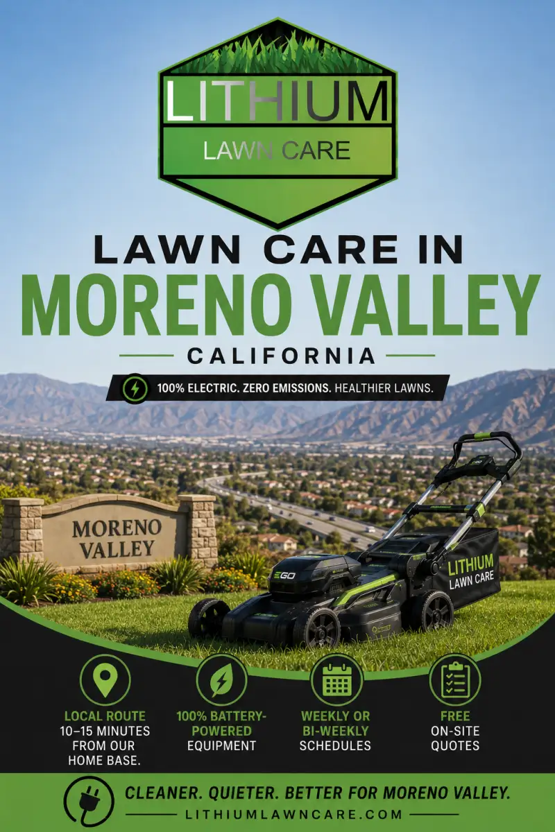 Why Moreno Valley homeowners choose Lithium.